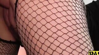 "Sexy BDSM Bondage Play with Fetish Mistress & Submissive Couple"