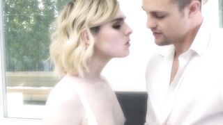 Ellas eager mouth and needy cunt take on a Big Dick