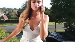 Sultry Nights Rollaway Seductive Brunette Honor May Gets Down and Dirty