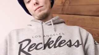 "Barefoot Hunk Stripping Down - Hot Amateur Porn Compilation"