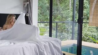 "Morning Delight - HOT Blonde Babe Awakens Husband With Sexual Adventure"