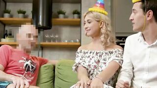 "Blondie Bombshell - Sensual Massage Turns into Passionate Fucking"