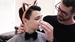 Stepson Surrenders to Daddys Hung Cohorts