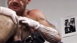 Hungry Hairy Homo Devours Massive Dildo with Lustful Hungry Enthusiasm