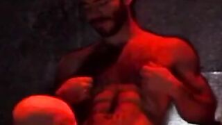 Hungry Hairy Homo Devours Massive Dildo with Lustful Hungry Enthusiasm