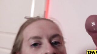 "Rough Throat Fuck - Sexual Healing With Hot Blonde Babe"