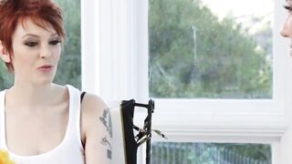 "Sensual Blonde Teen Explores Her Passion For Oral Sex"
