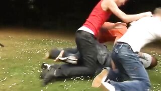 Summer of Lust Outdoor Gay Anal and Blowjob Orgy
