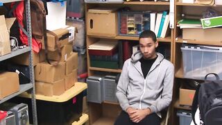 "Skinny Black Thug Gets Rough Cop Handjob"
