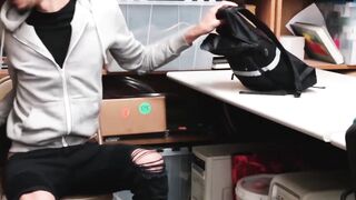 "Skinny Black Thug Gets Rough Cop Handjob"