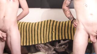 "Brothers In Arms - Double Blowjob & Facial"