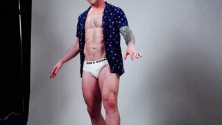 "Chiseled Hunks Show Off Abs In Sensual Photography Session"