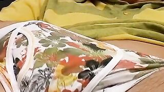 Masturbating in My Undies A Solo jerks off and Squirrts His Load