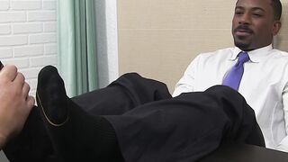 "Foot Fetish Sensations - Ebony Goddess Worships Feet"