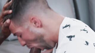 Triple Threat Marquee DAngelo Devours Two Hungry Twinks