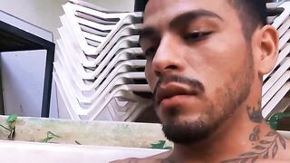 "Passionate Latin Couple Exploring Intimate Positions Before Epic Orgasm"