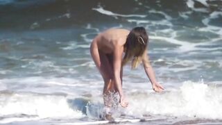 "Teeny Beach Bunnies - Sexy Blonde Seductresses Unleash Passion"