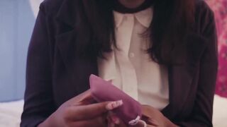 "Sexy Ebony Babe Gets A Deep Ride From Huge Black Dick"