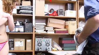 "Tinny Redhead Bombshell Interrogation & Punishment in Uniform"