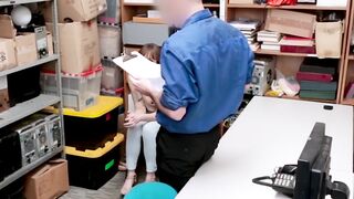"Tinny Redhead Bombshell Interrogation & Punishment in Uniform"