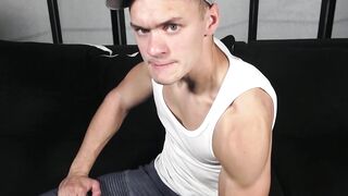 "Solo Stud - Muscular Mitchell Jacobs' Sensual Masturbation"