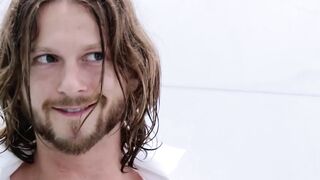 "Horny Hunks Share Shower Sex - Gay Couple Romance"