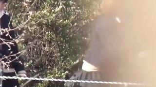 "Japanese Teen's Daring Adventure in Taboo Pee Play"