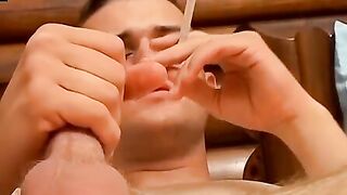"Smoking & Wanking - Hunks Jerk Off In Public"