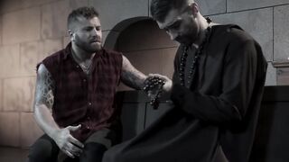 "3some Thief's Raid on Mechanics Shop - Anal Sex in Broad Daylight"