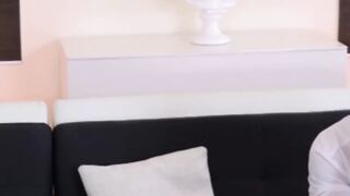 "Petite Maid Dominated By Huge Monster-Sized Dicks & Facial"