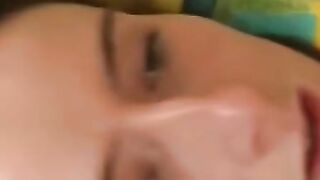 "Teeny-Sandra's Passionate Blowjob Session - POV Perspective"