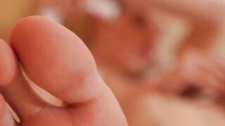 "Hot Couple Sharing Intimate Moments - Toe Suck & Deep Dick Riding"