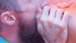 "Anisa Kate & Daisee Belles Lesbian Threesome in Toilet - POV Blowjob"