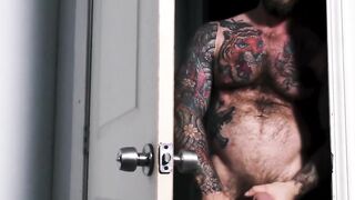 "Tatted-Up Daddy Drilling StepSon's Ass - Pornhub Premium"