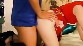 "MILF Facesitting Blowjob & Ass-fucking in Stockings - Older Woman Seduces Young Man"