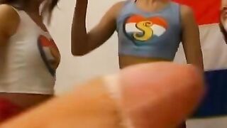 "Three Amorous Babes Share Intense Passion In A Lesbian Threesome"