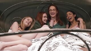"Lesbo Orgasm Fest #3 - Girl-on-girl action with MILF Scarlett Sky & StepDaugher"