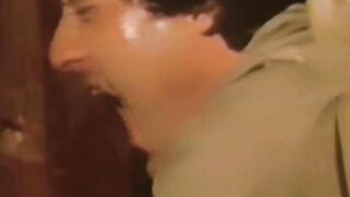 "Retro-Threesome Barebacks Handsomely Chiseled Men"