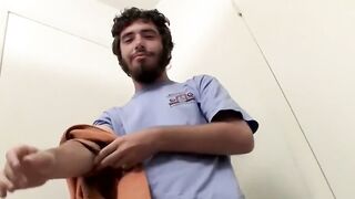 "Hair Bear" Solo Ball Massage & Small Dick Jerk Off Session by Older Thick Guy