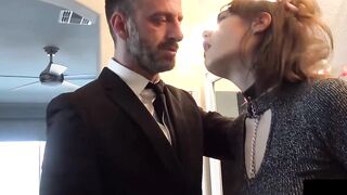 "Hardcore Anal Threesome - Sloppy Blowjob & Deepthroat on Fingering MILF Pussy"