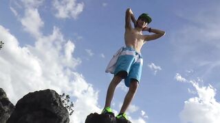 "Outdoor Hand Job Adventure - Hot Boy Gets A Surprise Outdoors"