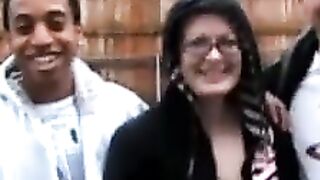 "Redheaded Teen Throated By Black Men In Hardcore Group Sex"