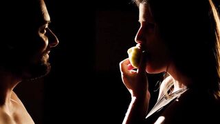 Thirsty for Taste Lyne Seduces Neighbor with Unquenchable Passion
