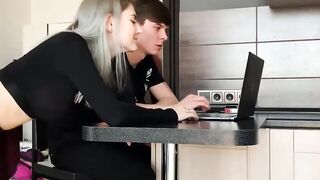 Tactical Takedown Eve Takes Down a Dominant Male in an Upskirt Domination