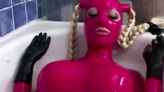 Latex Siren Seduces with Sensual Sucking and Riding
