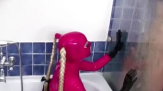 Latex Siren Seduces with Sensual Sucking and Riding