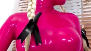 Latex Siren Seduces with Sensual Sucking and Riding
