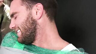 FootFetishFury.com  Bearded BDSM Jock Chase Lachance Loses Control