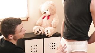 "Step-Daddy's Hot Ass Worship - Step Son Gets A Dick Rubbing On His Butt"