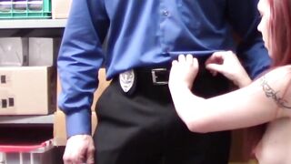 Bad Girl Gets Banged Hard  Officers Punishment